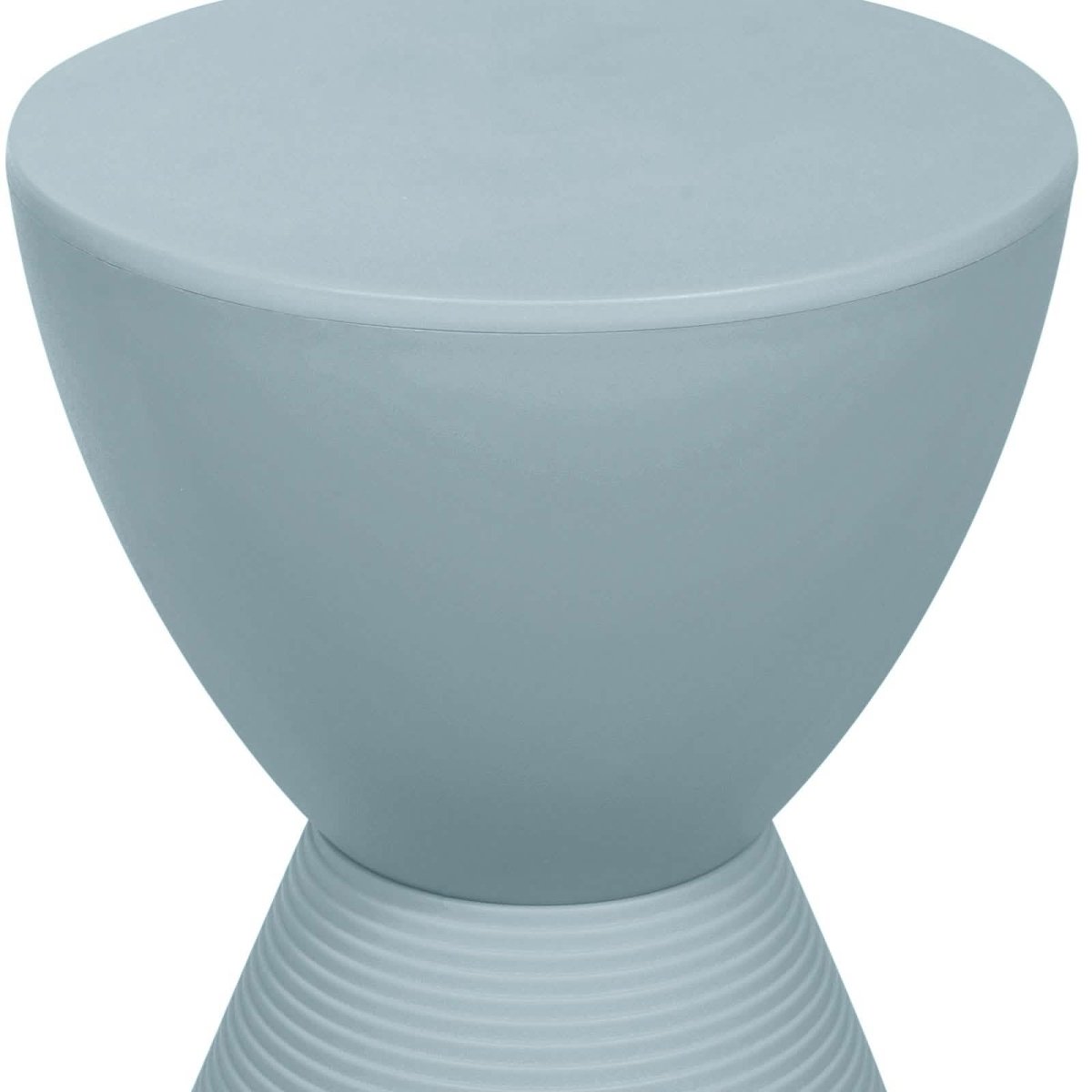 Boyd Storage Round Side End Table in Polypropylene Plastic