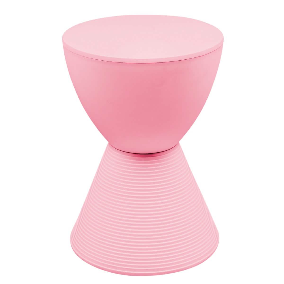 Boyd Storage Round Side End Table in Polypropylene Plastic