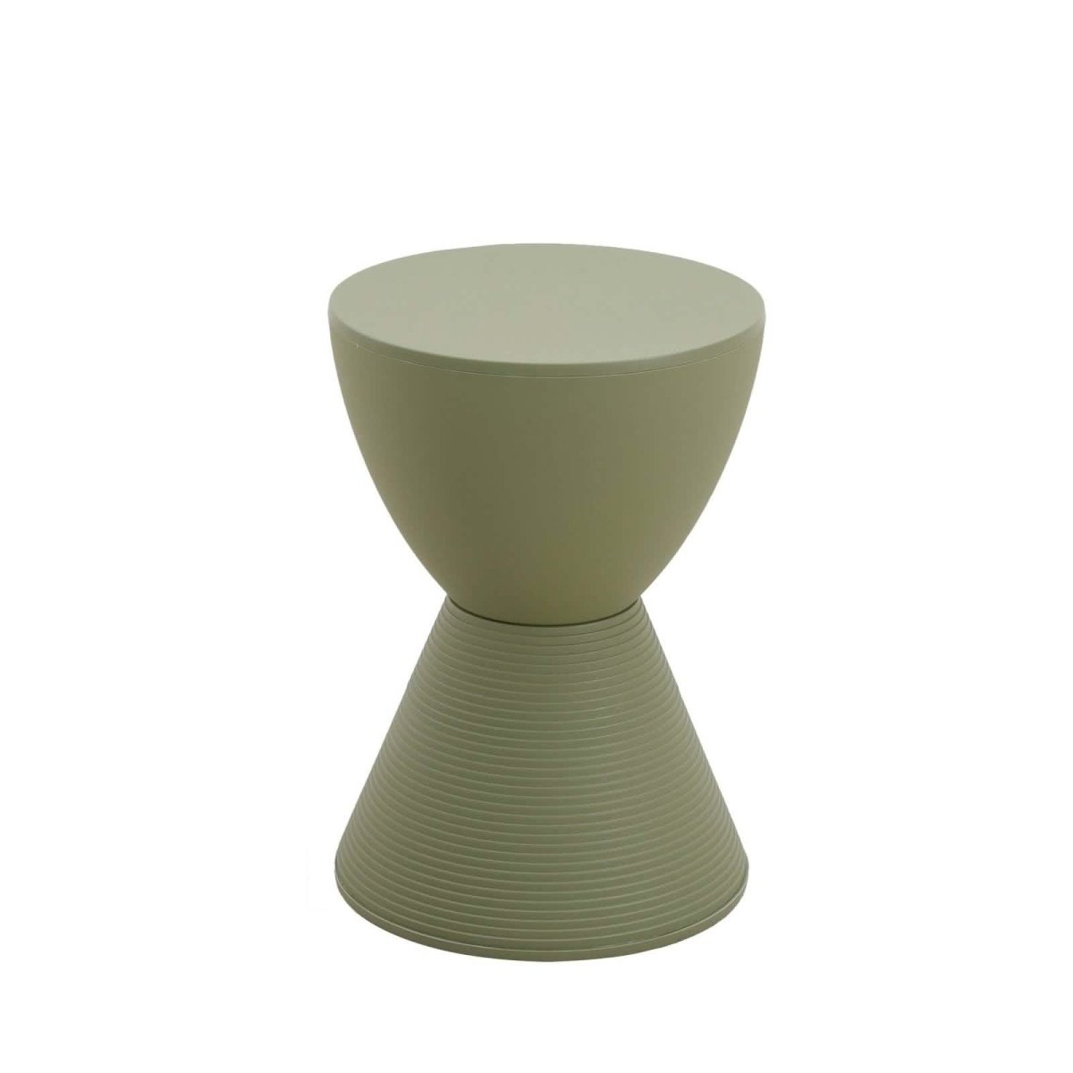 Boyd Storage Round Side End Table in Polypropylene Plastic