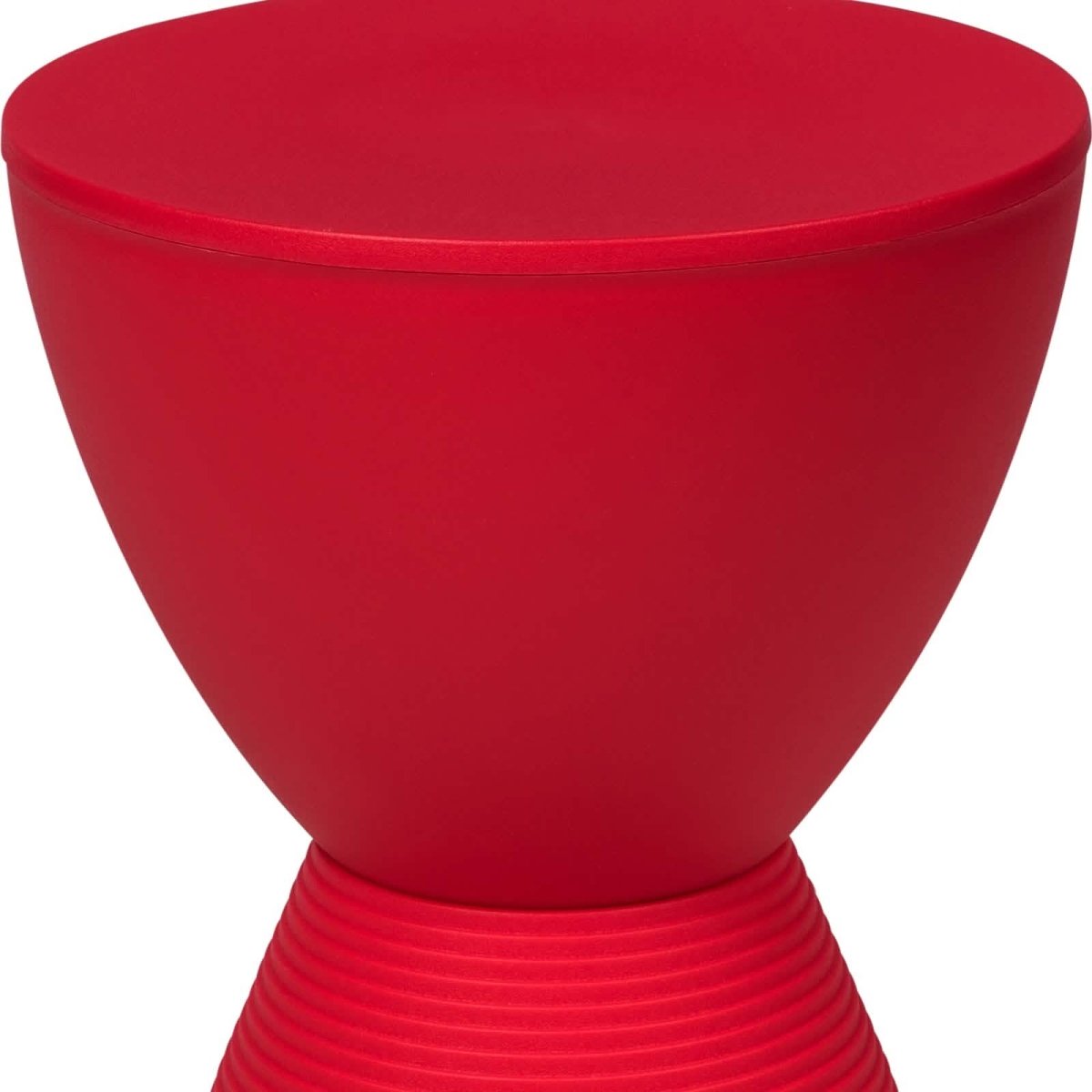 Boyd Storage Round Side End Table in Polypropylene Plastic