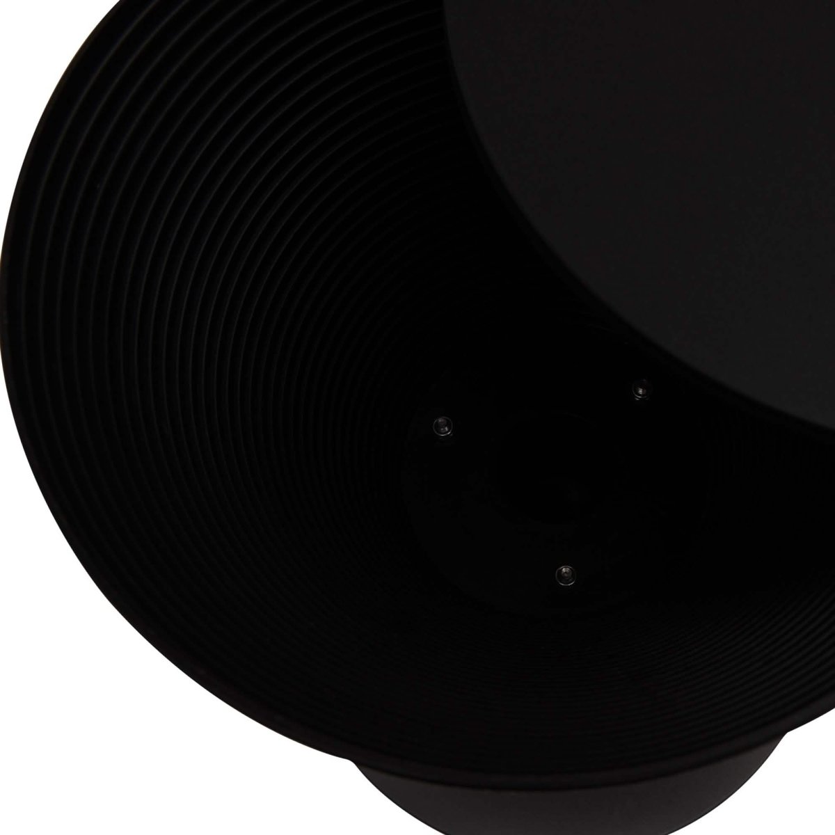 Boyd Storage Round Side End Table in Polypropylene Plastic