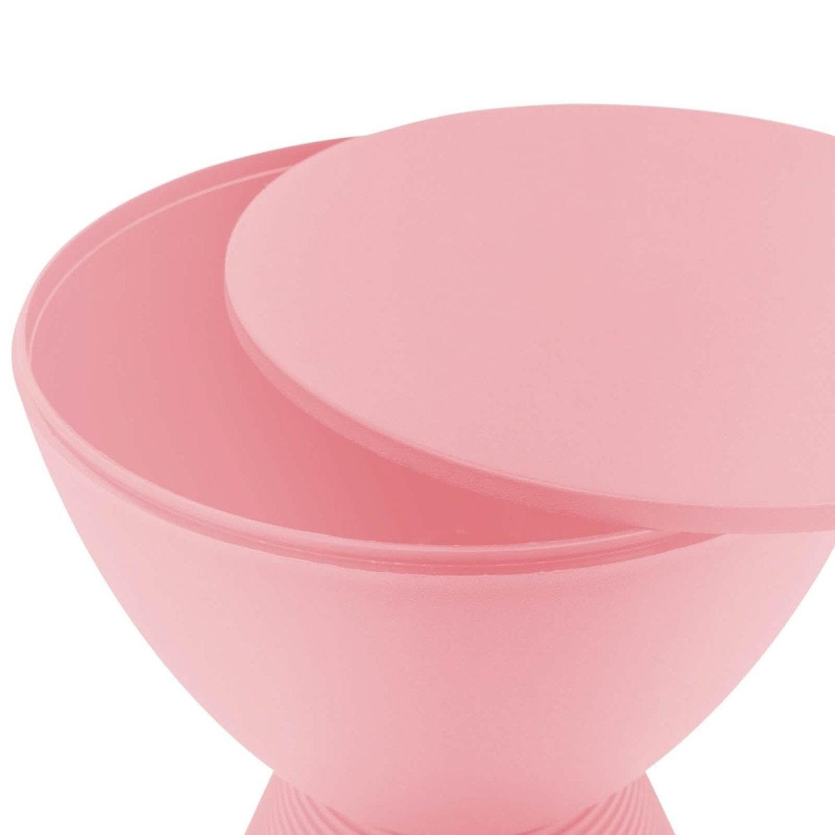 Boyd Storage Round Side End Table in Polypropylene Plastic