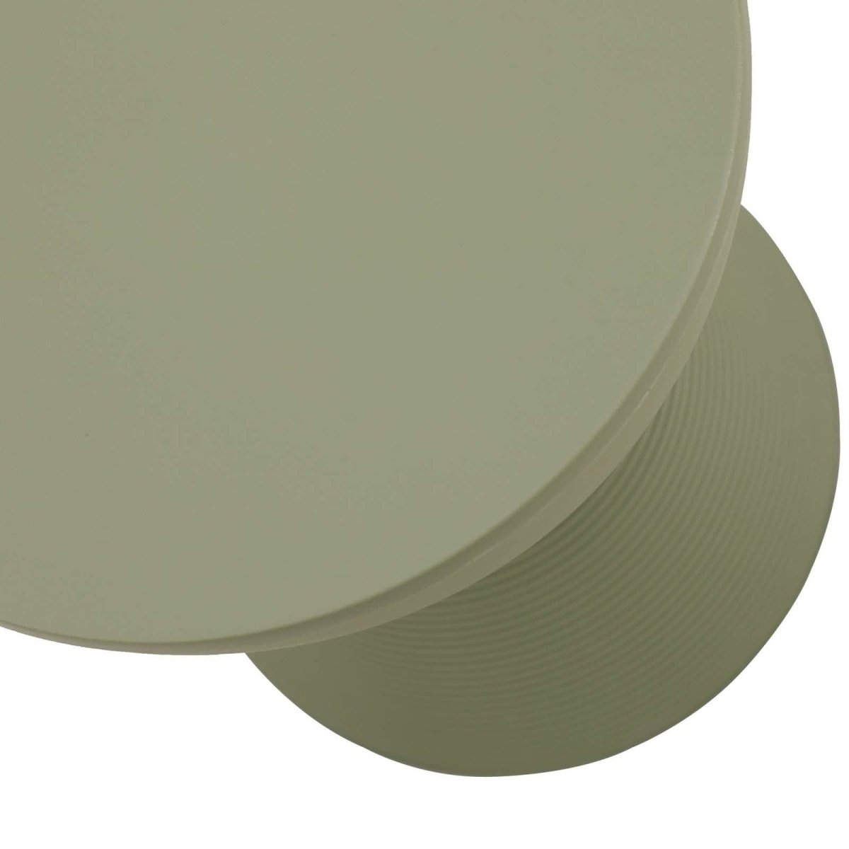 Boyd Storage Round Side End Table in Polypropylene Plastic
