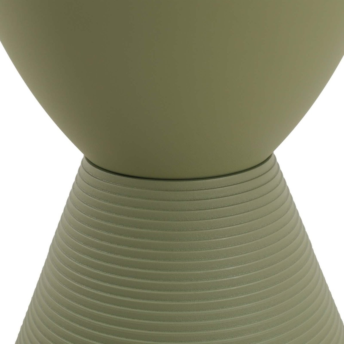 Boyd Storage Round Side End Table in Polypropylene Plastic