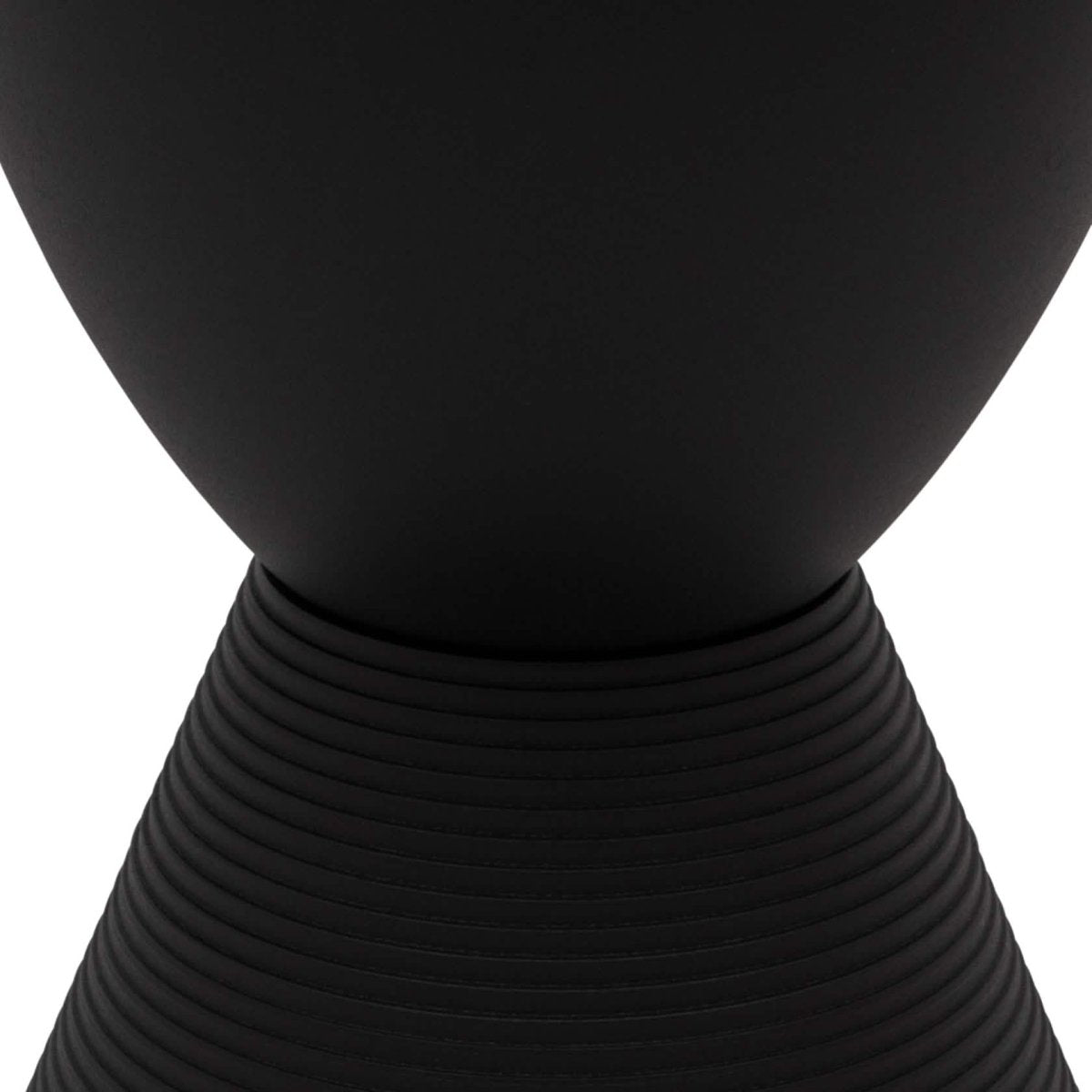 Boyd Storage Round Side End Table in Polypropylene Plastic
