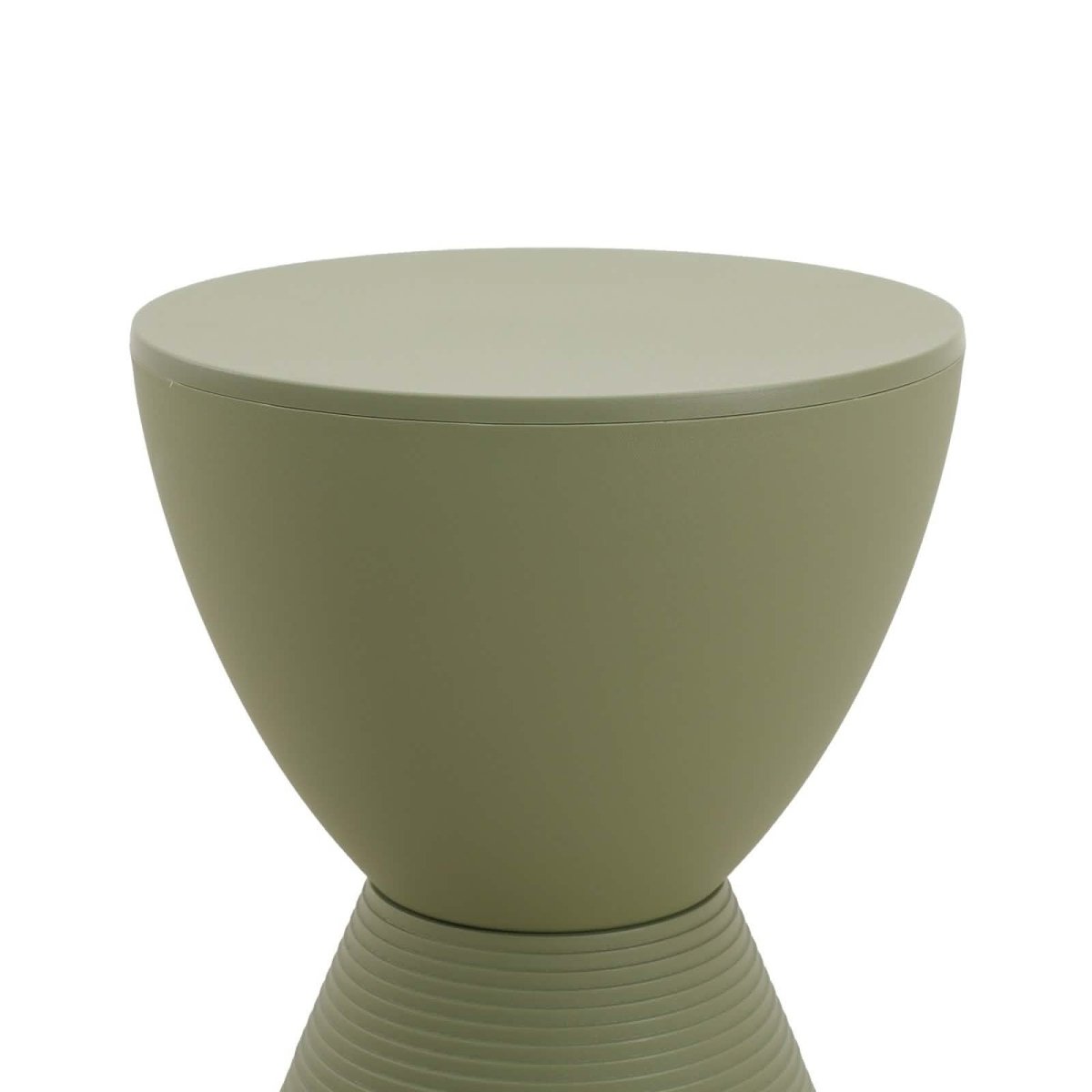 Boyd Storage Round Side End Table in Polypropylene Plastic