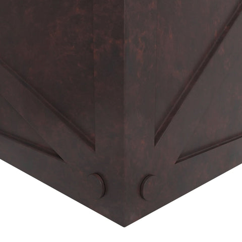 Bonsai Fiberglass and Clay Planter - Rectangular Weather-Resistant Planter Box with Drainage Holes