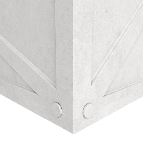 Bonsai Fiberglass and Clay Planter - Rectangular Weather-Resistant Planter Box with Drainage Holes