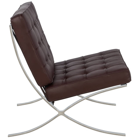 Bellefonte Style Modern Pavilion Chair & Ottoman