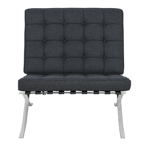 Bellefonte Style Modern Pavilion Chair & Ottoman