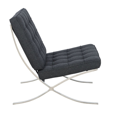 Bellefonte Style Modern Pavilion Chair & Ottoman