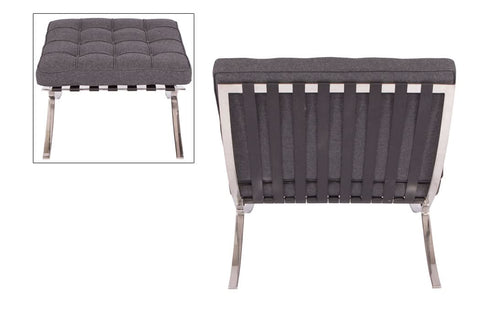 Bellefonte Style Modern Pavilion Chair & Ottoman