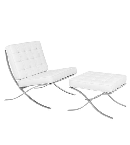 Bellefonte Style Modern Pavilion Chair & Ottoman