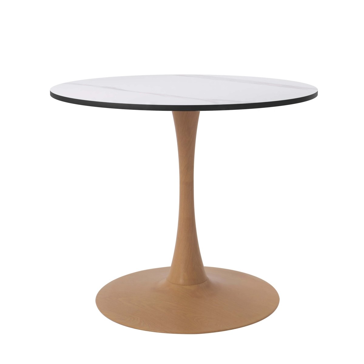 Bristol 24"/27"/31" Round Dining Table Wood Transfer Cherry/Natural/Walnut Base with MDF Table Top