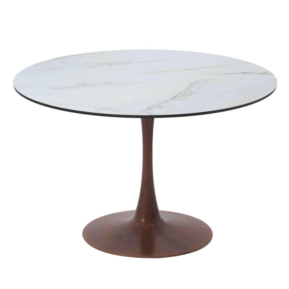Bristol 24"/27"/31" Round Dining Table Wood Transfer Cherry/Natural/Walnut Base with MDF Table Top