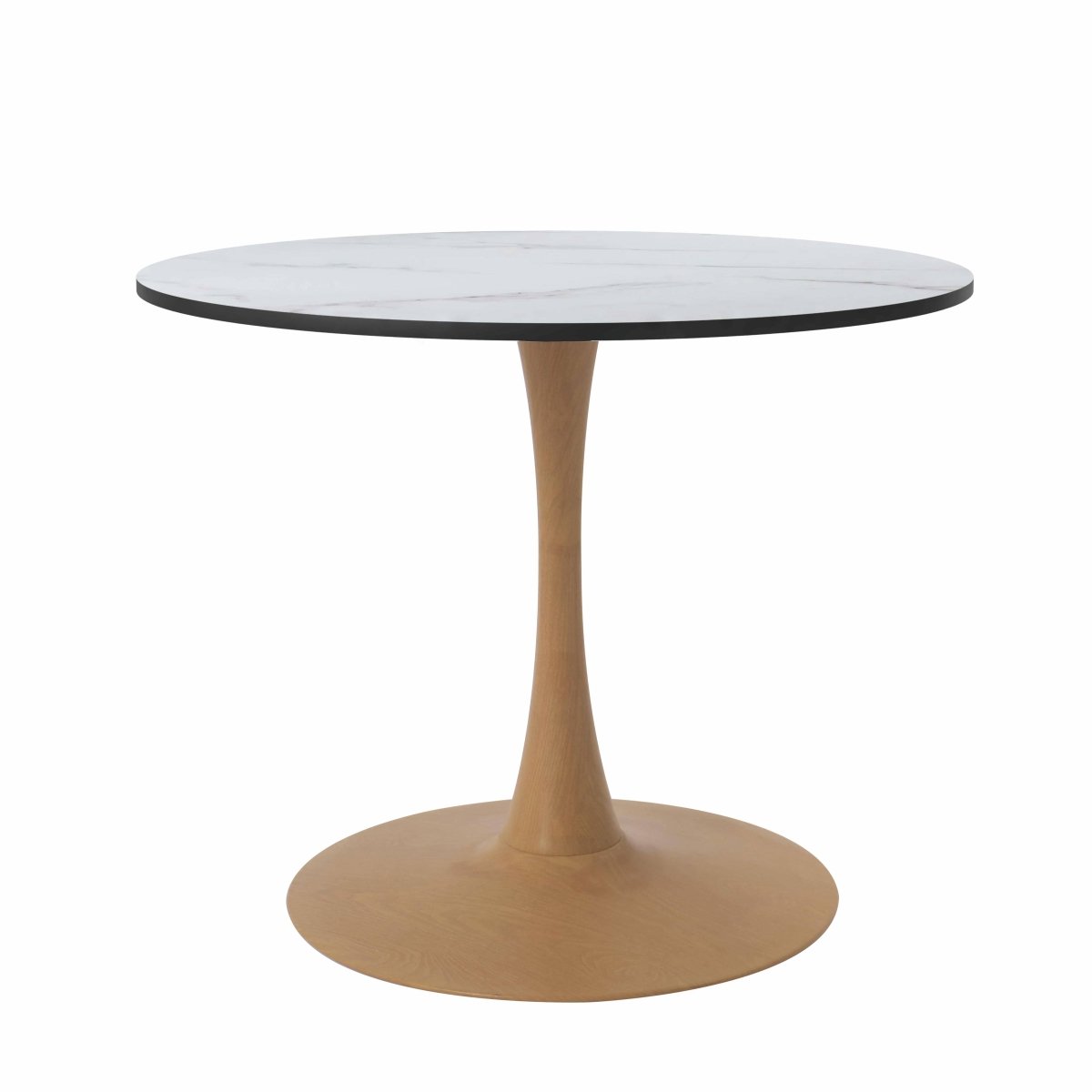 Bristol 24"/27"/31" Round Dining Table Wood Transfer Cherry/Natural/Walnut Base with MDF Table Top