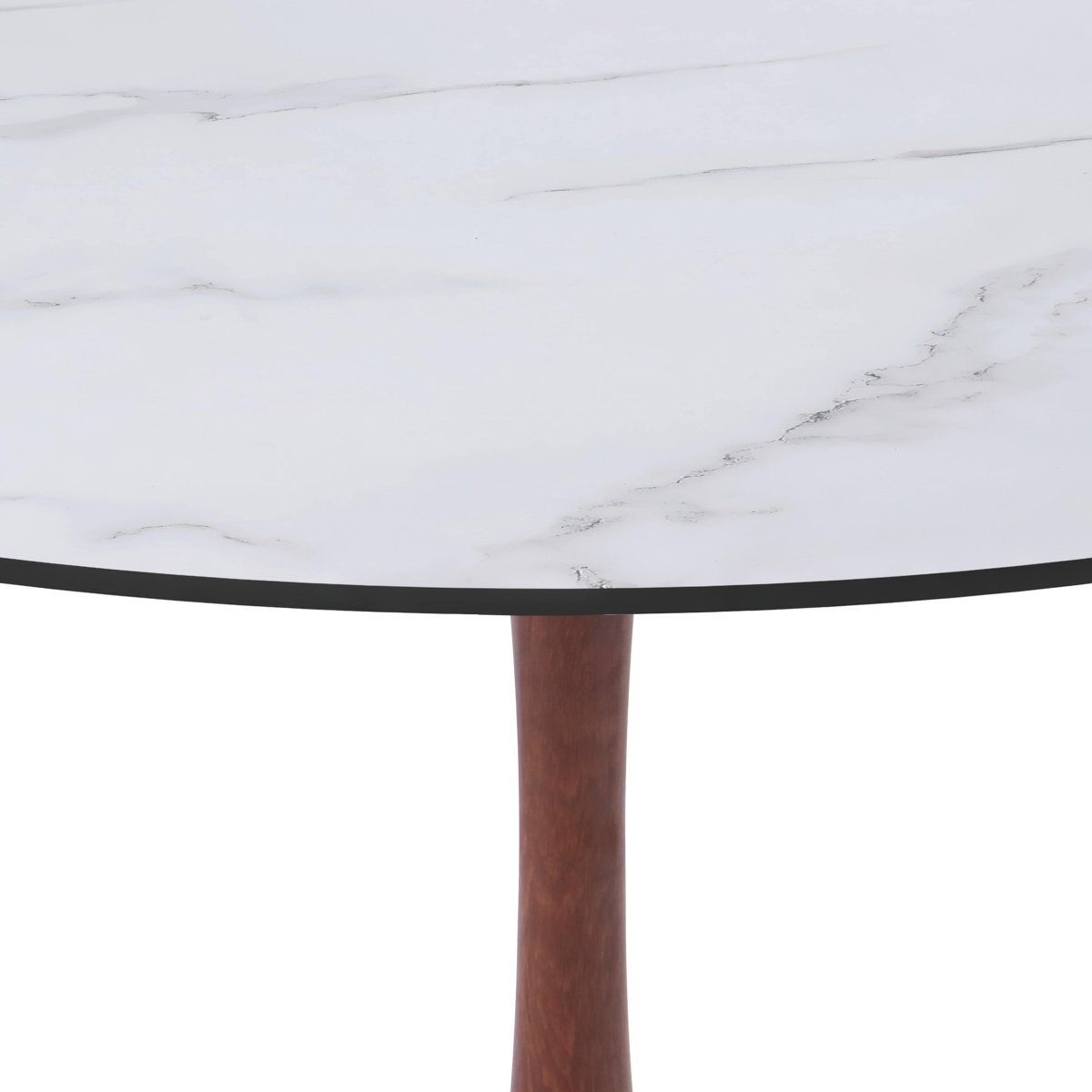 Bristol 24"/27"/31" Round Dining Table Wood Transfer Cherry/Natural/Walnut Base with MDF Table Top