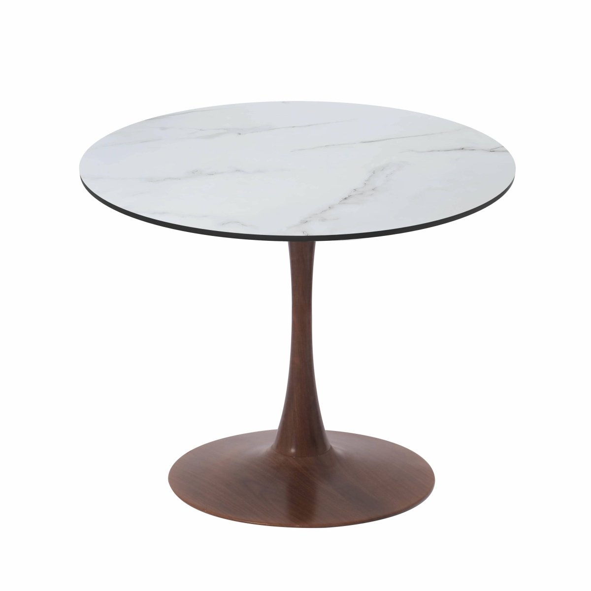 Bristol 24"/27"/31" Round Dining Table Wood Transfer Cherry/Natural/Walnut Base with MDF Table Top