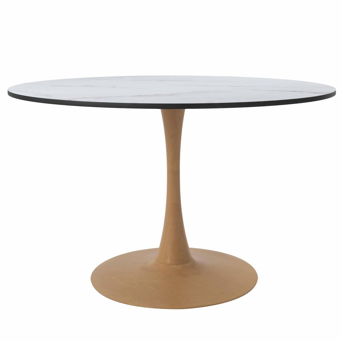 Bristol 35"/36"/40" Round Dining Table Wood Transfer Cherry/Natural/Walnut Base with MDF Table Top