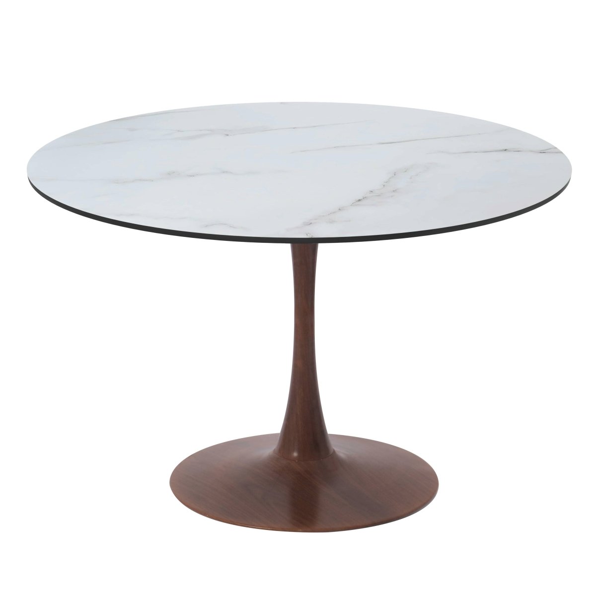 Bristol 35"/36"/40" Round Dining Table Wood Transfer Cherry/Natural/Walnut Base with MDF Table Top