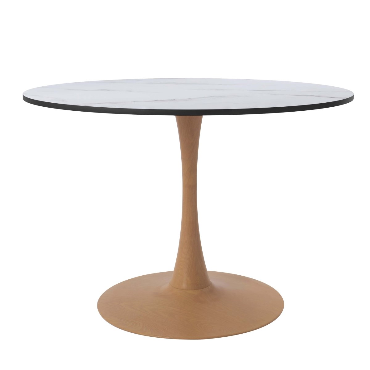 Bristol 35"/36"/40" Round Dining Table Wood Transfer Cherry/Natural/Walnut Base with MDF Table Top