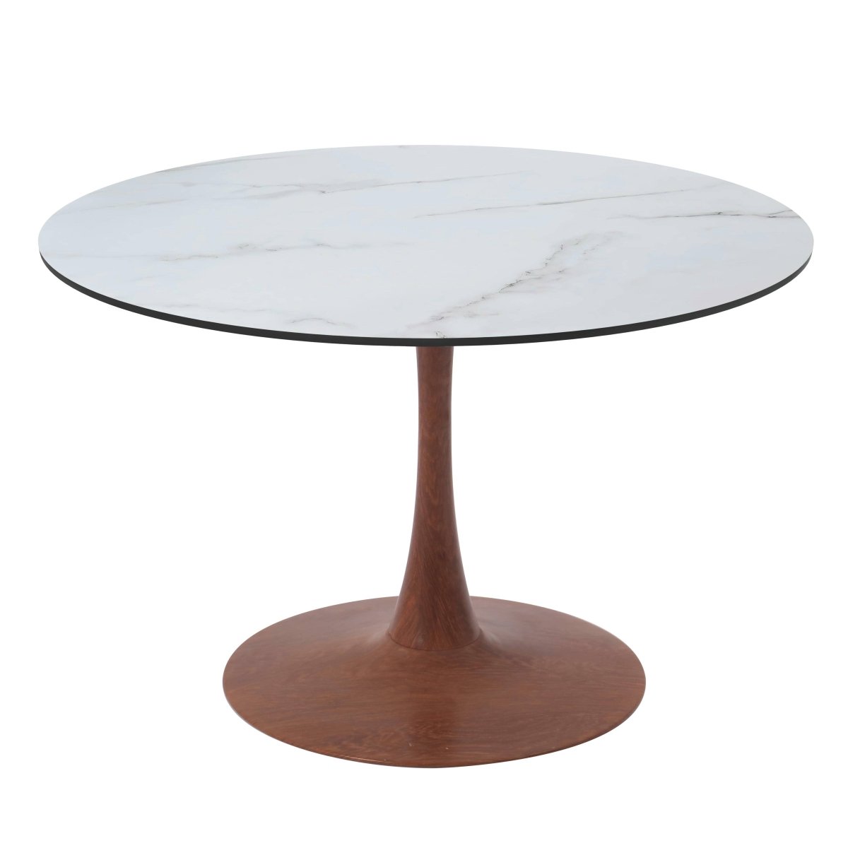 Bristol 35"/36"/40" Round Dining Table Wood Transfer Cherry/Natural/Walnut Base with MDF Table Top
