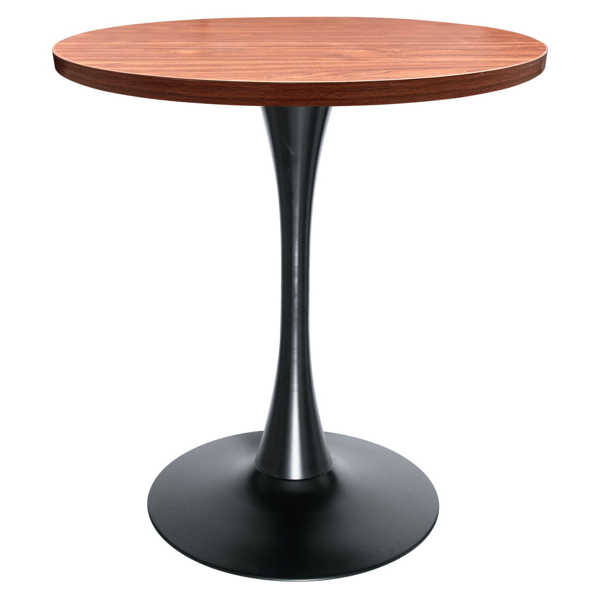 Bristol Round Dining Table with MDF/Sintered Stone/Glass Tabletop in Black Steel Base