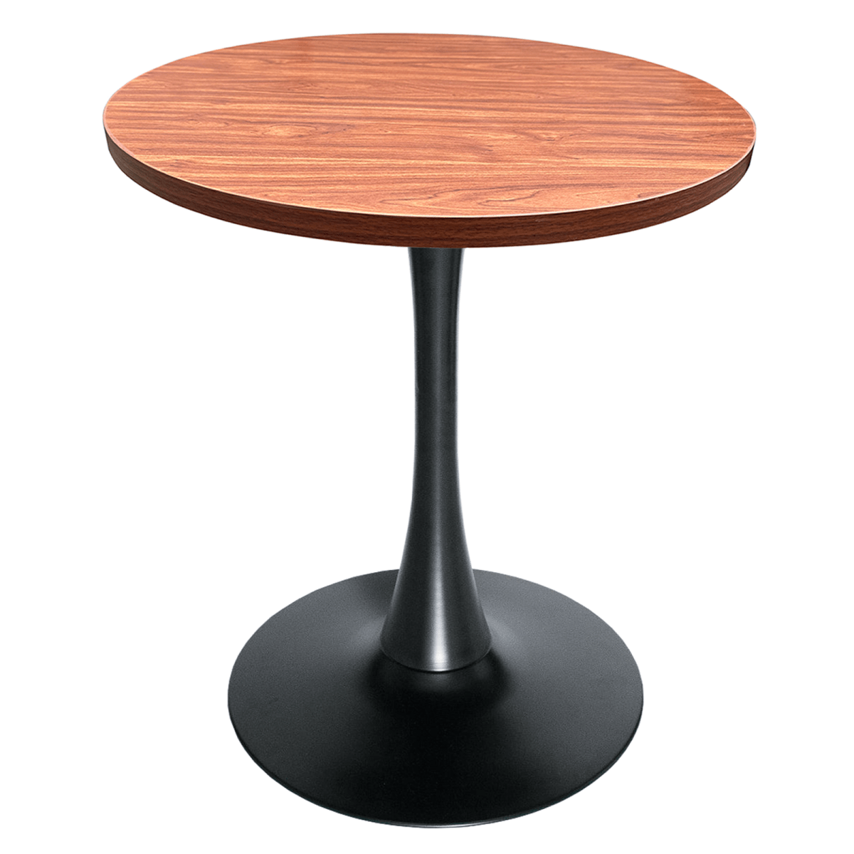 Bristol Round Dining Table with MDF/Sintered Stone/Glass Tabletop in Black Steel Base