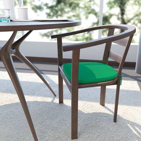 Modern Memory Foam Chair Cushion  with Ties and Non Skid Design