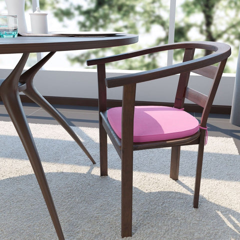 Modern Memory Foam Chair Cushion  with Ties and Non Skid Design