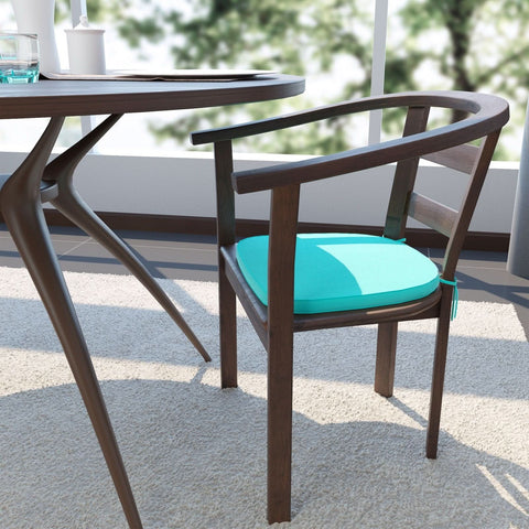 Modern Memory Foam Chair Cushion  with Ties and Non Skid Design