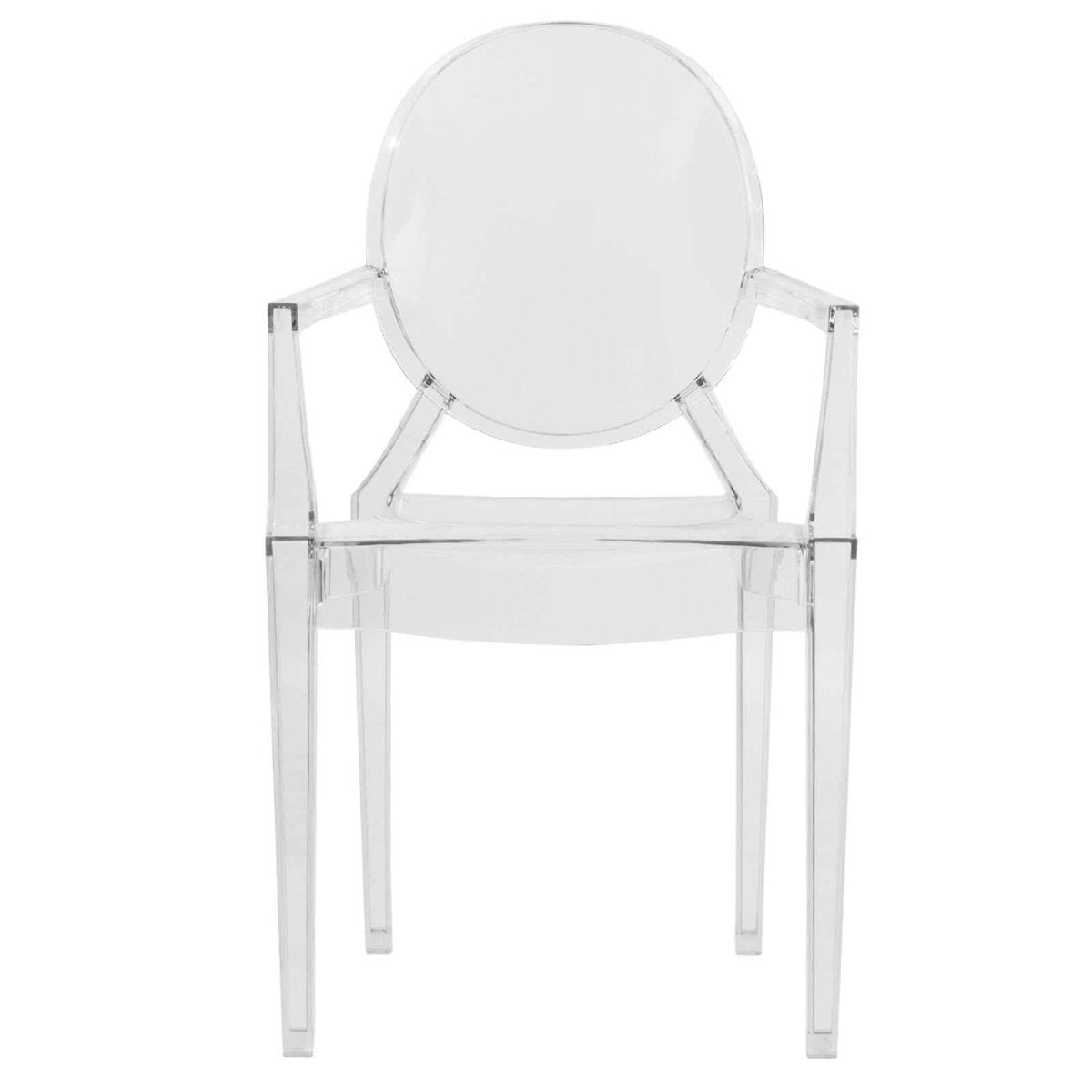 Carroll Modern Acrylic Dining Armchair