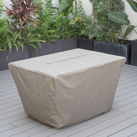 Chelsea Waterproof Fabric Rectangle Fire Pit Table Cover