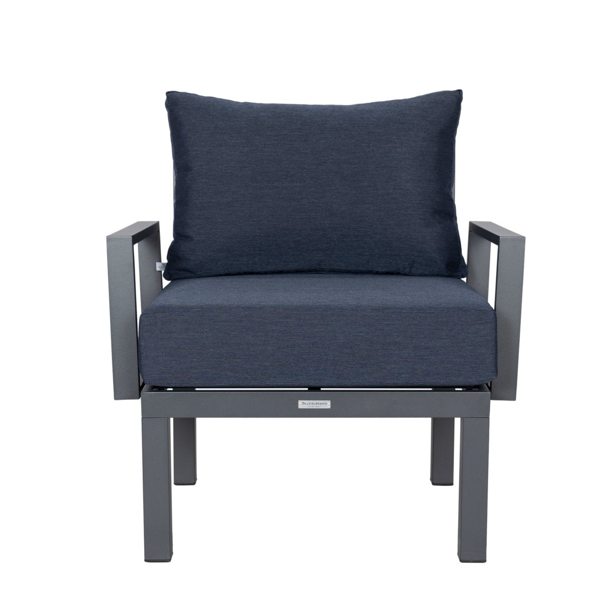 Chelsea 7 - Piece Patio Sectional And Coffee Table Set In Aluminum With Cushions