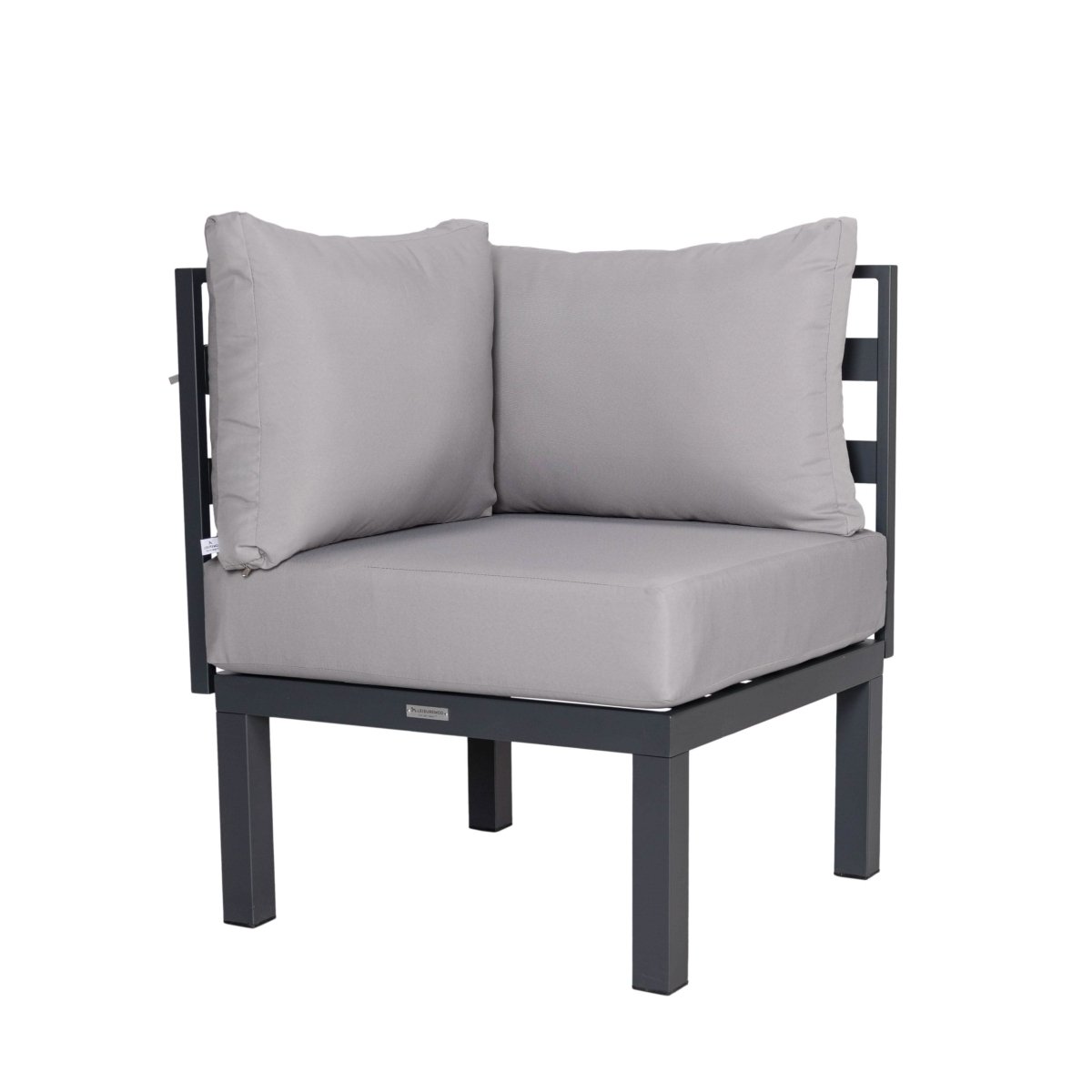 Chelsea 7 - Piece Patio Sectional And Coffee Table Set In Aluminum With Cushions