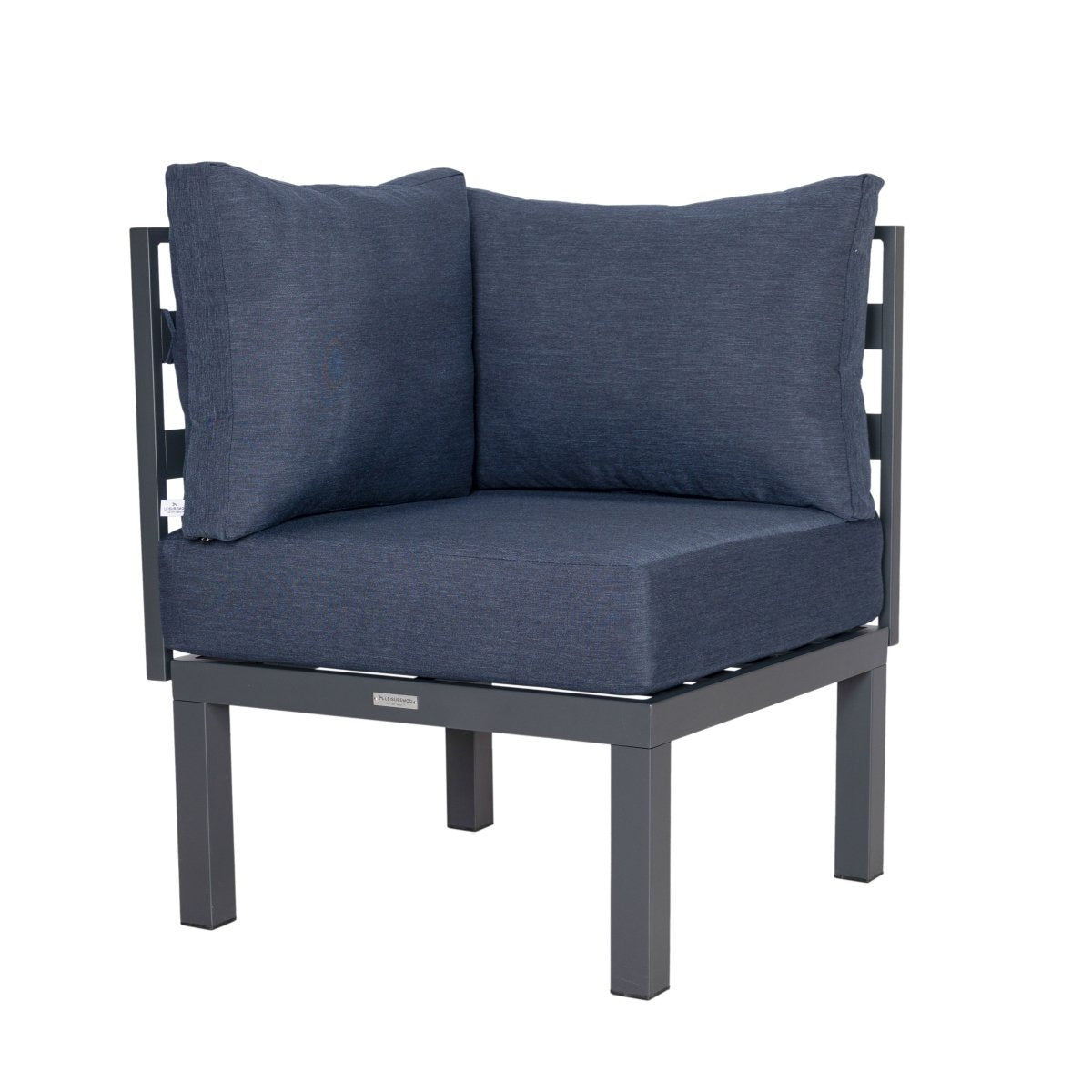 Chelsea 7 - Piece Patio Sectional And Coffee Table Set In Aluminum With Cushions