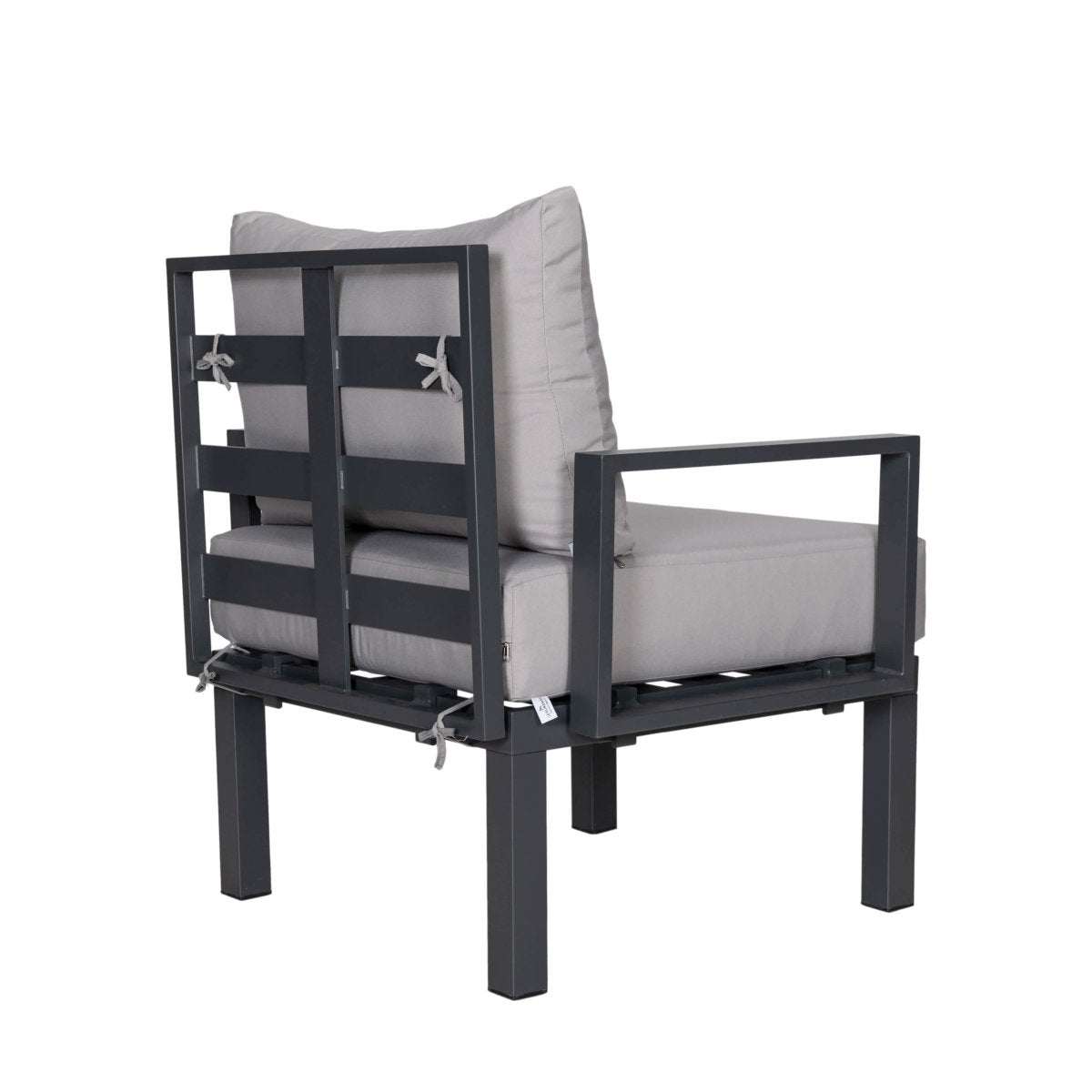 Chelsea 7 - Piece Patio Sectional And Coffee Table Set In Aluminum With Cushions