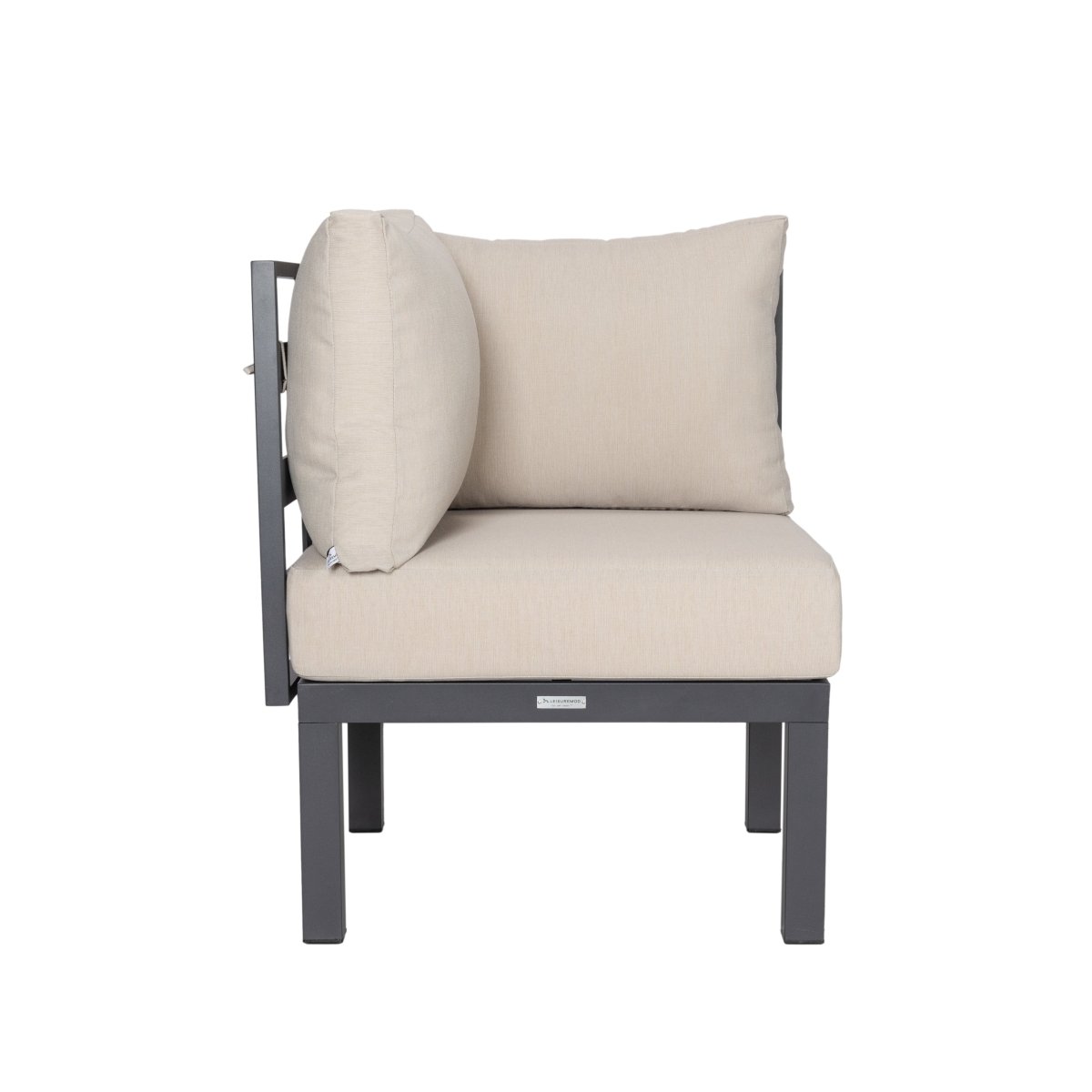 Chelsea 7 - Piece Patio Sectional And Coffee Table Set In Aluminum With Cushions