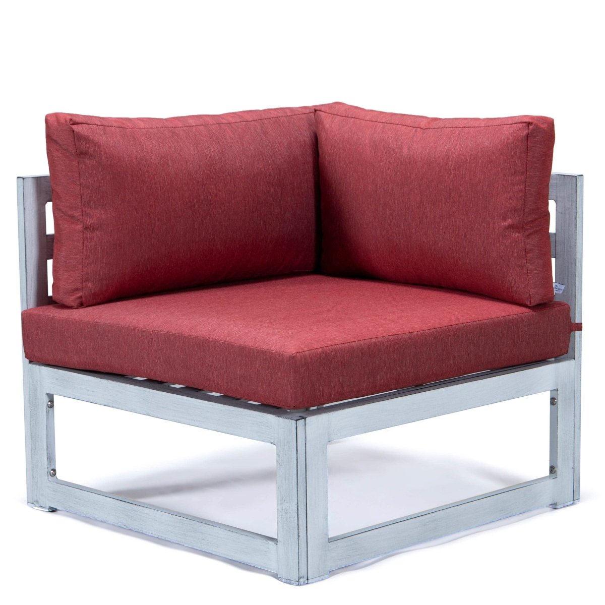 Chelsea 7 - Piece Patio Sectional And Coffee Table Set In Aluminum With Cushions