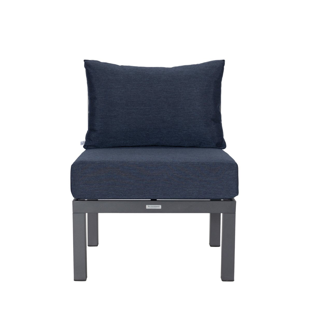 Chelsea 7 - Piece Patio Sectional And Coffee Table Set In Aluminum With Cushions