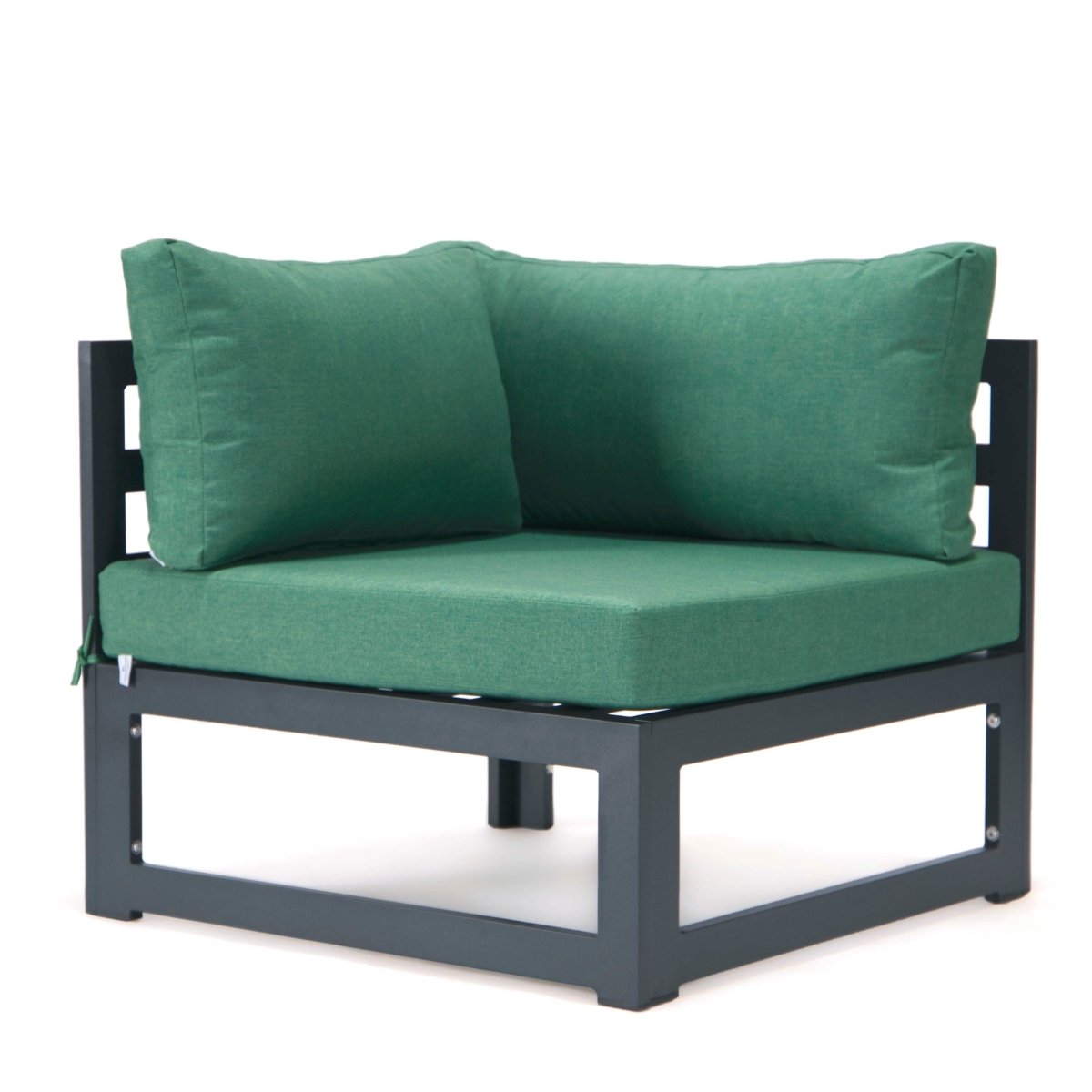 Chelsea 7 - Piece Patio Sectional And Coffee Table Set In Aluminum With Cushions