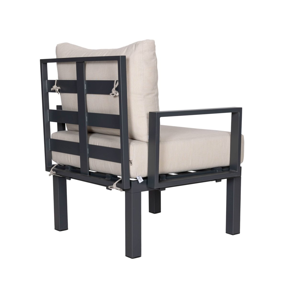 Chelsea 7 - Piece Patio Sectional And Coffee Table Set In Aluminum With Cushions