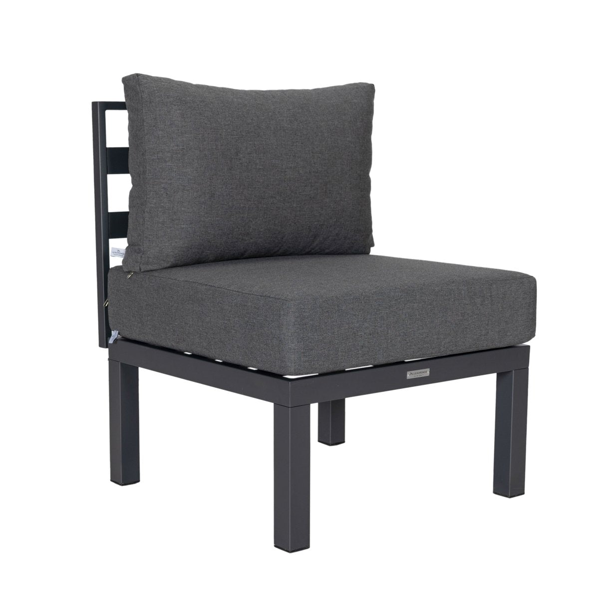 Chelsea 7 - Piece Patio Sectional And Coffee Table Set In Aluminum With Cushions