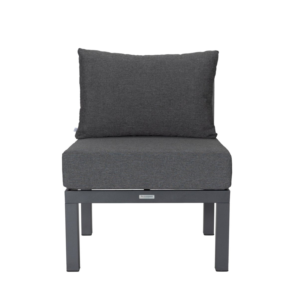 Chelsea 7 - Piece Patio Sectional And Coffee Table Set In Aluminum With Cushions