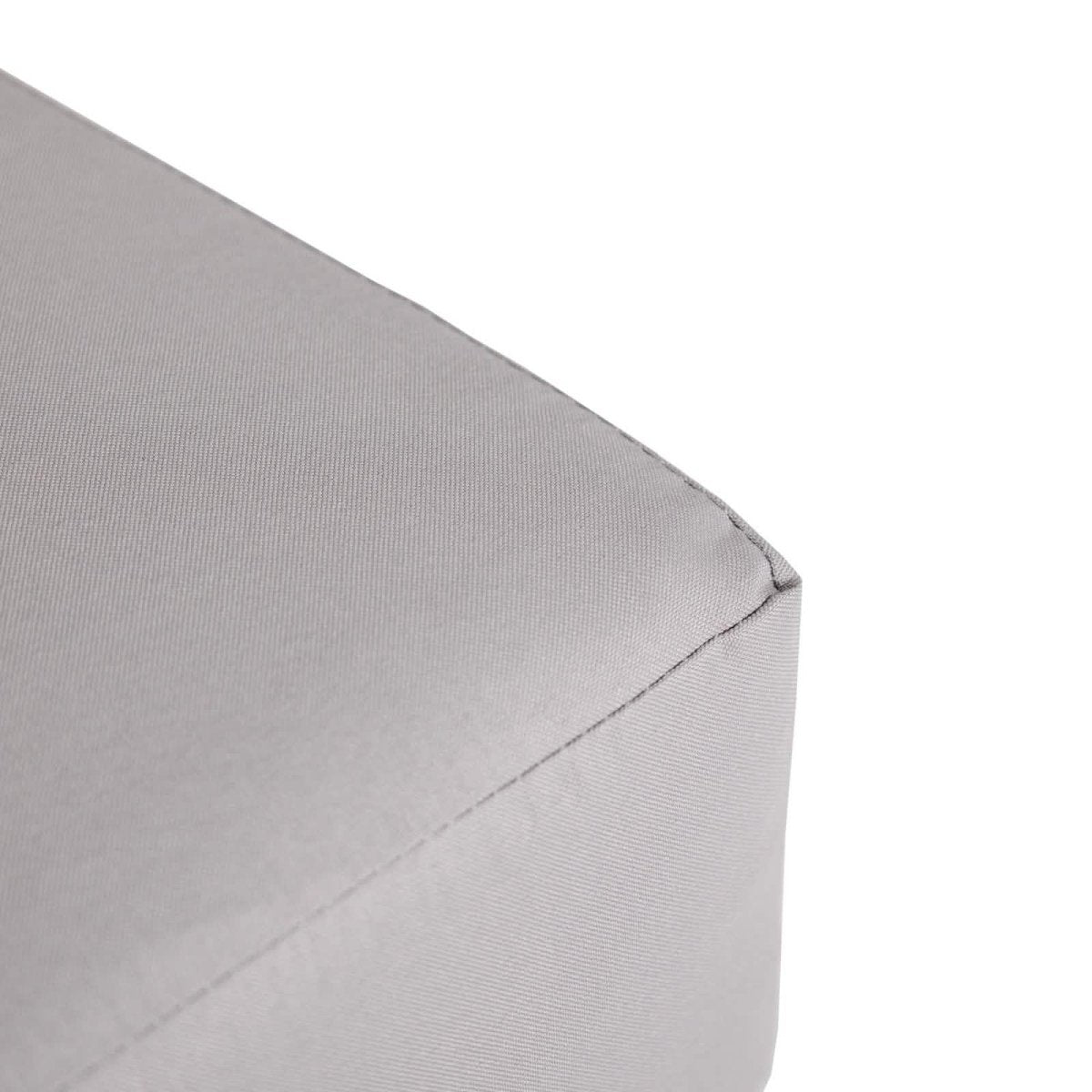 Chelsea Modern 6 - Piece Patio Sectional Set in Black Aluminum with Removable Cushions