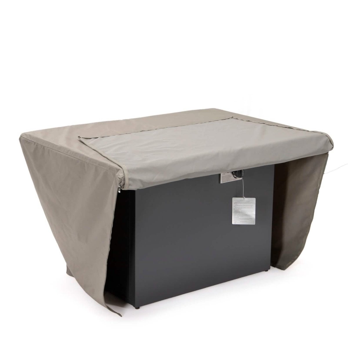 Chelsea Waterproof Fabric Rectangle Fire Pit Table Cover