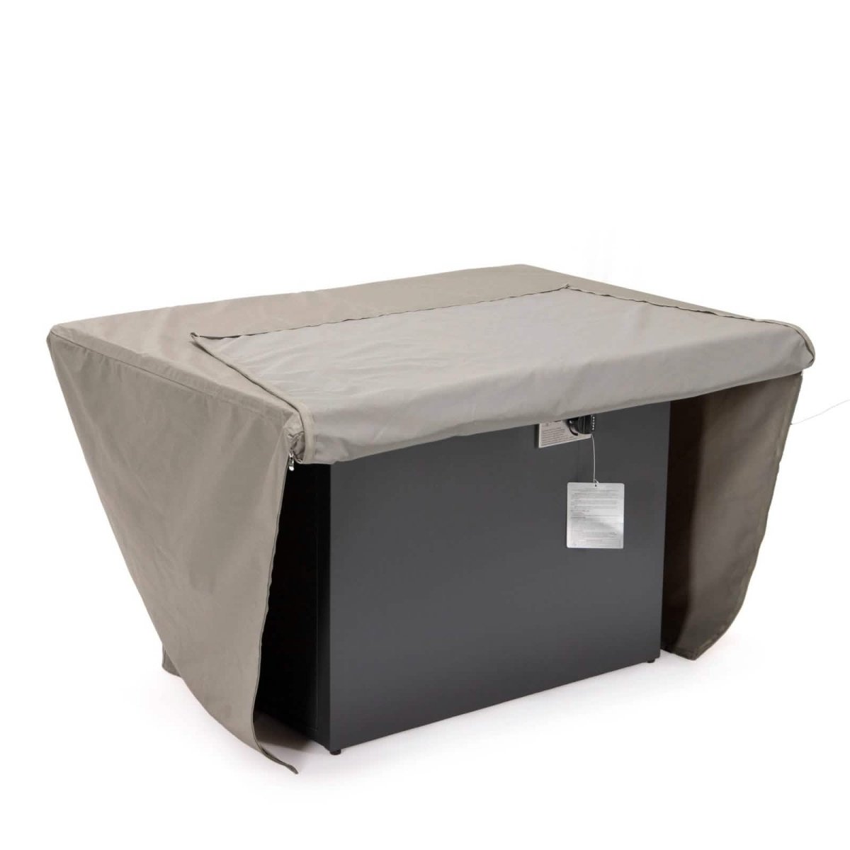 Chelsea Waterproof Fabric Rectangle Fire Pit Table Cover