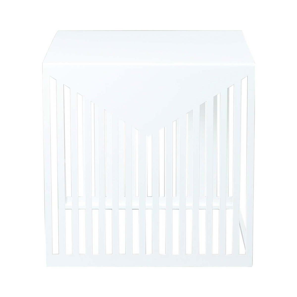 Cisco Modern Square Steel Side Table with Powder Coated Finish