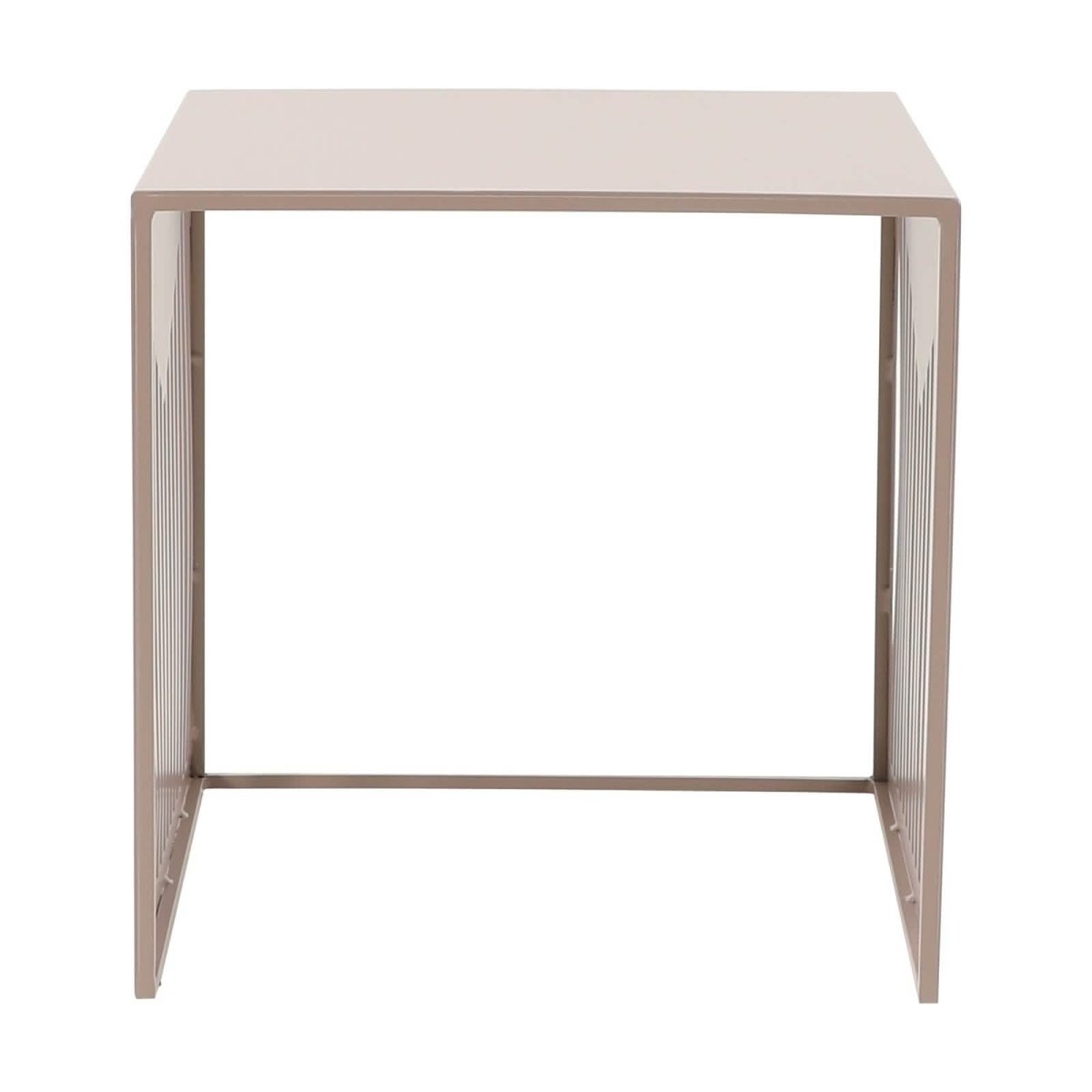 Cisco Modern Square Steel Side Table with Powder Coated Finish