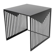 Cisco Modern Square Steel Side Table with Powder Coated Finish